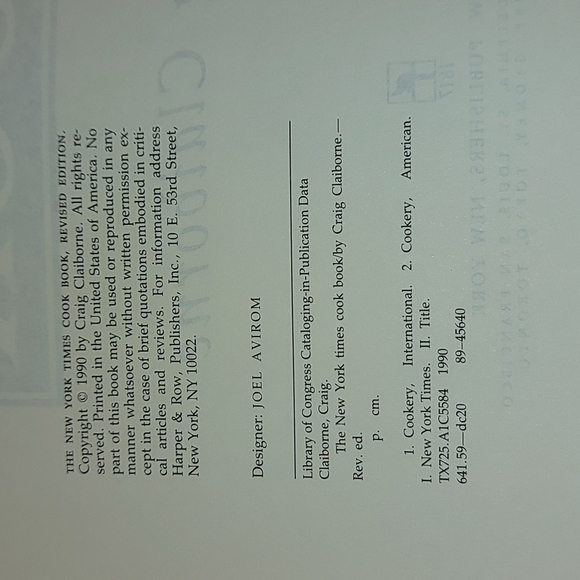 New York Times Cookbook - Picture 3 of 3